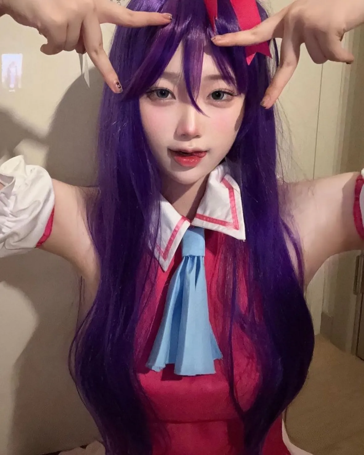 紫发cos