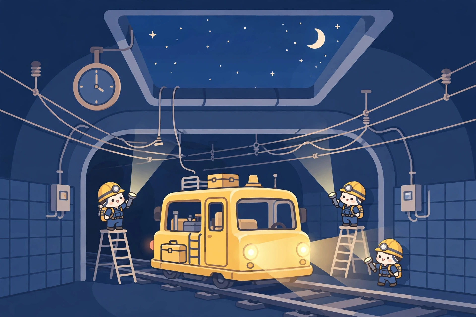 深夜天窗题图