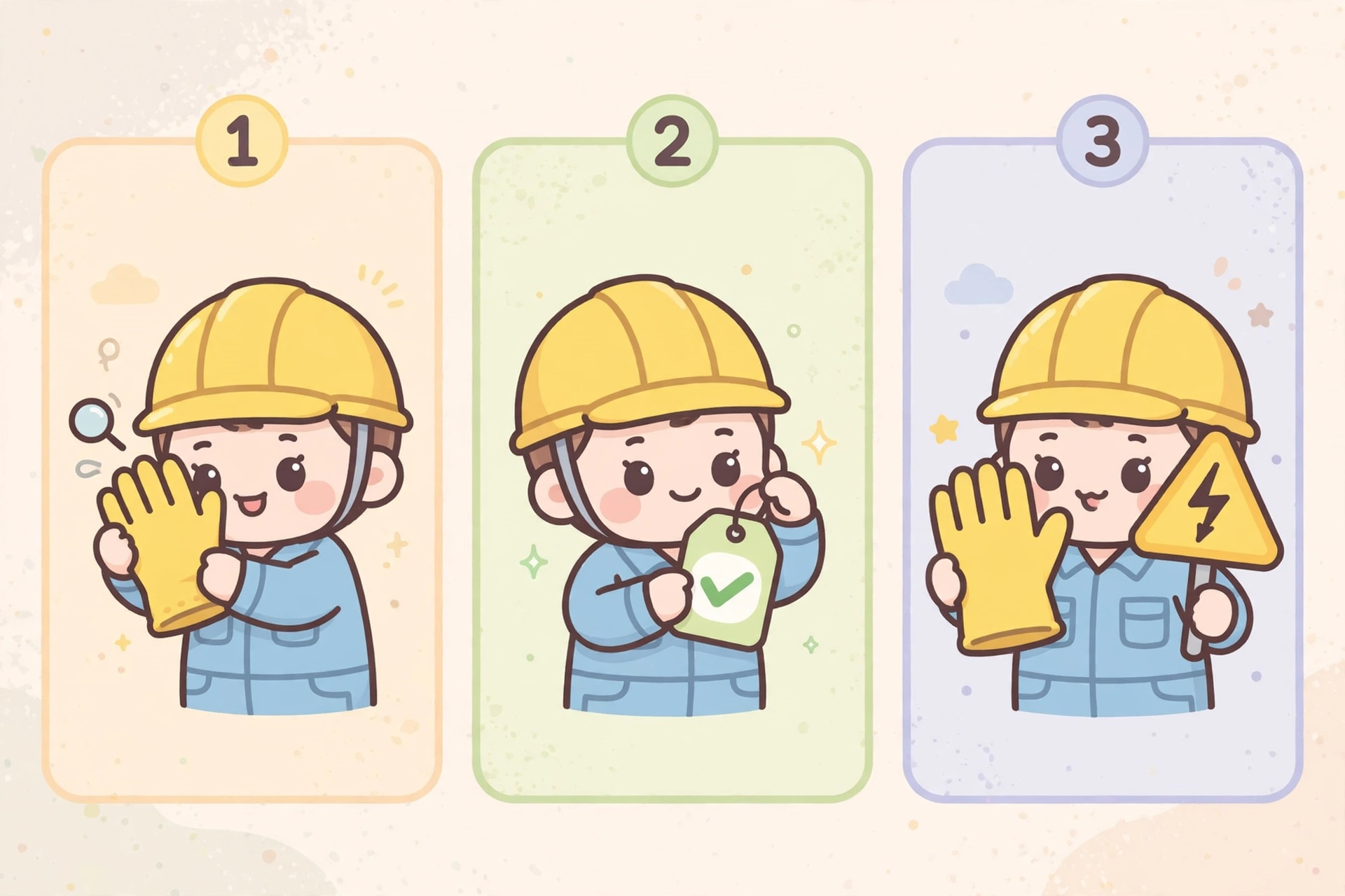 使用前三步检查